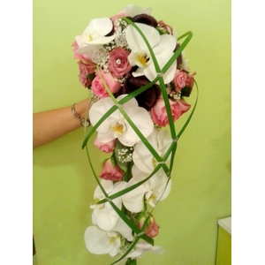 Bouquet de mariée structuré