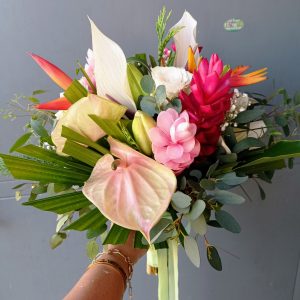 Bouquet mariée exotique